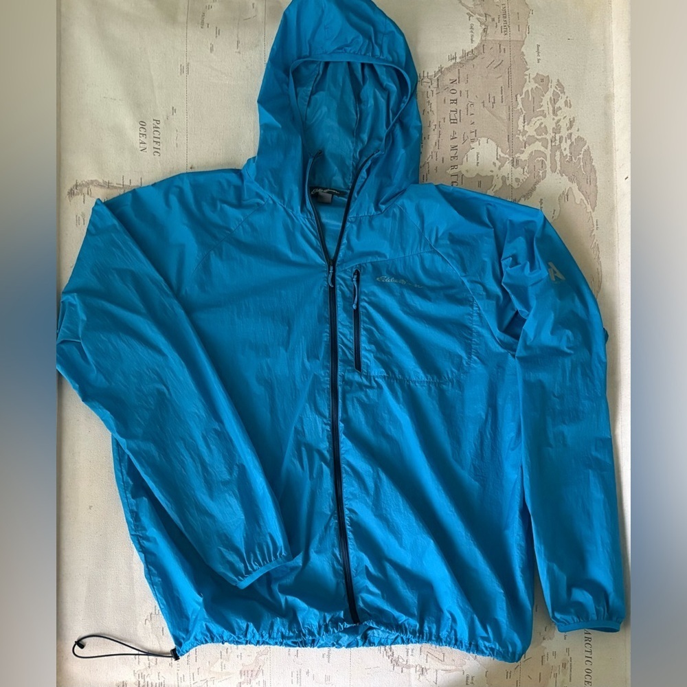 Eddie Bauer First Ascent Hooded Windbreaker Size XL